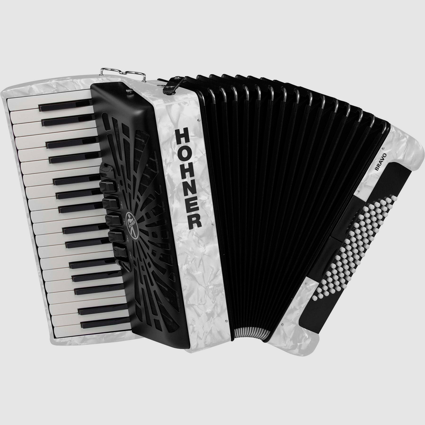 Hohner Bravo III 72 34 Teclas 72 Baixos Preto